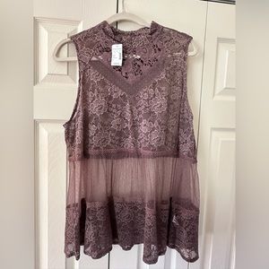 Maurice’s -Lace top shirt-NWT